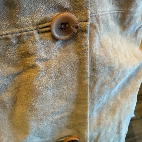 Dennis Basso boho penny lane suede jacket - Picture 7 of 8